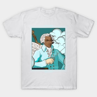 Portrait of Joseph Bologne Turquoise T-Shirt